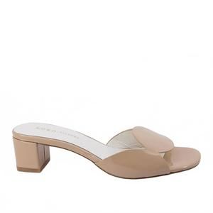 NEW KOKO + PALENKI women orbit slide sandal in beige
